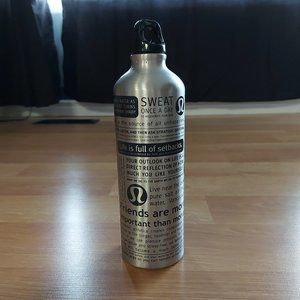 Lululemon X Sigg Manifesto Water Bottle - Silver/D